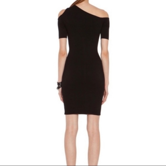 HELMUT LANG | Asymmetric Off Shoulder Dress - Picture 7 of 8